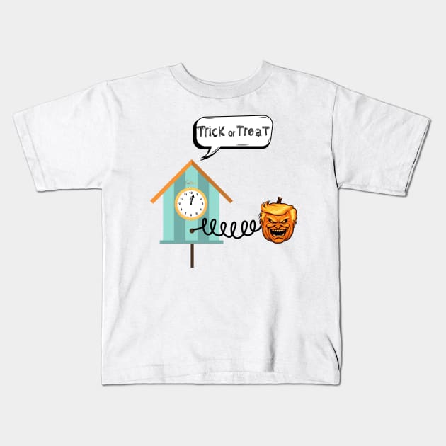 Trick or Treat Kids T-Shirt by Funtomass
